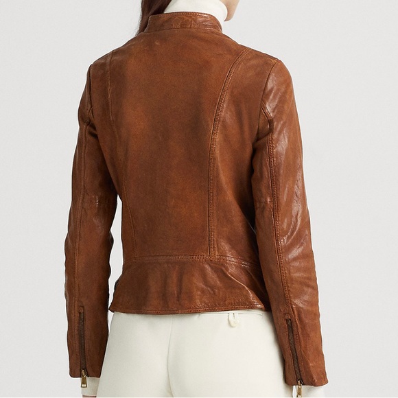 Ralph Lauren leather jacket - Picture 2 of 12